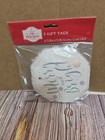 3 Pkgs Large Merry And Bright Gift Tags Holiday Time 9 Total Tags Fuzzy White