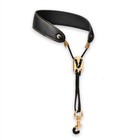 Leather Saxophone Neck Strap For Soprano Tenor Alto Baritone Sax Multi Color