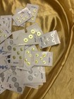 60 Vintage Lady Fashion Button Cards Nos 1950s Sewing Craft Mixed Colors Lot
