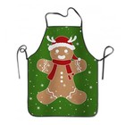  Cute Aprons For Women With Pockets One Size Chistmas Gingerbread Man