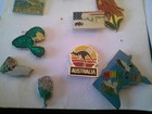 60 Plus Collector Pins Assorted Styles And Colors In Good Condition