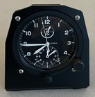 Nero Lemania Aircraft Clock