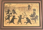 1898 Louis Wain   Katzenjammer Kids Same-issue Ny Journal Cat Cartoons Framed