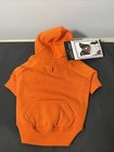 Soft Comfy Orange Basic Dog Hoodie By Zack   Zoey - Xs - New
