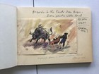 Villa Raids Columbus N  Mex  Mar 9  1916 Bill Rakocy W  Signed Watercolor Sketch
