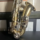 Evette And Schaeffer Vintage Alto Sax In Gold Lacquer  28087