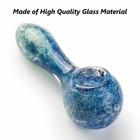 4 Inch Tobacco Smoking Glass Pipe Gorgeous Bowl Collectible Handmade Pipes