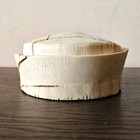 Pillbox Millinery Hat Block 70s Vintage Wooden Supplies Form Antique Mold Wood