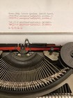 Hermes Baby  Pop Art   Cursive Typewriter  1977  Mid Century  Spanish Layout