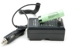 Four Ncr 18650 Li-ion Rechargeable Batteries With Dual Charger  Japan  Unused 