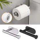 Sus304 Self-adhesive Toilet Paper Holder No-drill Wall Mount Dispenser