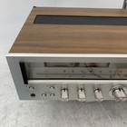 Sanyo Fm am Stereo Receiver Model Jcx 2300k Japan Vintage Silver Face