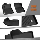 Tpe Floor Mats Fit Chevy Malibu 2016-2023 1st 2nd Row All Weather Black 3pcs