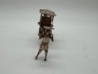 Antique Chinese Export Silver Sedan Chair Figurine W  Maker s Mark