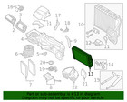 Genuine Bmw Heater Core 64-11-9-361-712