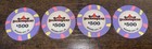  4  Diamond Jacks Casino  500 Poker Chip Bossier City Louisiana La Riverboat