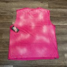 Roots Of Fight Bret Hitman Hart Tank Top Men 3xl Pink Sun Faded Sleeveless Nwt