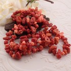 Vintage Western Germany 22  Simulated Coral 2 Strand Necklace