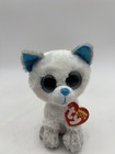 Ty Beanie Boo Frost Arctic Fox Plush Tags White Blue Walgreens Exclusive 6   