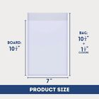 100 Resealable Comic Book Bags  silver Size  - 2-mil Polypropylene