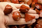 1 Pound Of Natural Red Jasper Rough Stones From Asia - Cabbing  Tumble Rocks