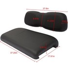 Black Golf Cart Front Back   Seat Cushion For Club Car Ds