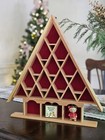 Vintage Mid-century Modern  mcm  Velvet Display Shelf A-frame Style