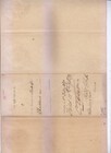 Victoria Eight Annas Revenue Stamp  Over Print High Court On Document