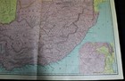 Rand Mcnally Commercial Atlas Map Page Of British Colonial South Africa 1911