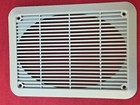 Pair Of 6-3 8 X 8-3 4 Gray Speaker Grille Cover Oem Ford Cargo Van Car Trailer 