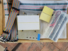 Big Jameco Breadboard  Multiple Small Breadboard  Jumpers Wire Alligator Jumpers