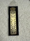 Applause Jeweled Bookmark Brass Art Nouveau Floral Enamel Design New
