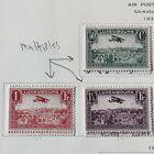 1931-1946 Luxembourg Airmail Air Post Mint Used Stamps With Extras On Album Page