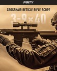 Pinty 3-9x40 Compact Rifle Scope Crosshair Reticle Shockproof Optical Riflescope