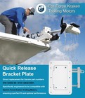 For Garmin Force Kraken Trolling Motor Quick Release Bracket Plate 010-12832-61