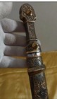 Handmade Antique European Toledo Dagger  18th Century Engraved Handle   Sheath 