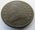 1828 Half Cent 13 Stars  Km   41