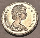 1967 Canadian Canada 1  One 80  Silver Dollar Coin Flying Goose  6 Troy Oz 18 7g