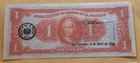 El Salvador  1 Colon 1955 Series Ae Back Date 4 De Abril De 1956 P90a