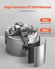 Vevor 3 Inch 4-jaw Self-centering Lathe Chuck For Drilling Milling Machine 3d