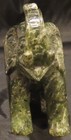 Green Jade Elephant Carved Statue 5 5   w X 5   h Made In China  13