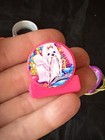Vintage 90s Lisa Frank Lot - Necklaces Rulers Stamp Eraser Paper Clip Pencil