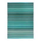 Rugshop Outdoor Carpet Modern Stripe Reversible Plastic Indoor Outdoor Rugs 8x10