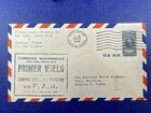 1946 Costa Rica Airmail First Flight Cover Ffc San Jose To Houston Tx Usa