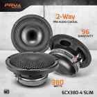 2x Prv 6 5  2-way Coaxial Full Range Speakers 1520w 4 Ohm 6cx380 Slim Pro Audio