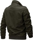 Men s Tactical Bomber Jacket Casual Cotton Pilot Coat Spring Fall Work Outwear