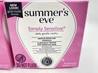 Summer s Eve Simply Sensitive Cleaning Cloths Sensitive Skin 16 Cloths  lot 2 