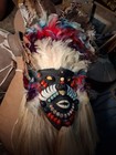   awesome Vintage   Native American Brazil Amazon Rainforest Region Mask Lg    
