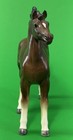 Vintage Enesco Japan Horse Figurine E-4234 Brown Porcelain Prancing Stallion 6   
