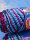 Bernat Super Value Acrylic Varigated Yarn  lot Of 2  Wine Twist Nos Discontinued